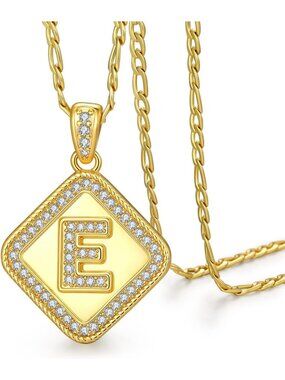 14K Gold Initial Necklace for Women | Personalized Gift for Mom, Wife, Daughter